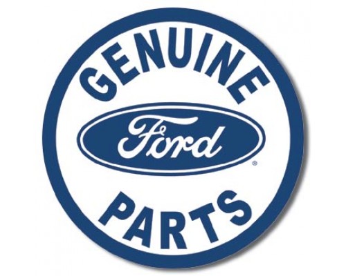 Enseigne Ford en métal ronde / Parts